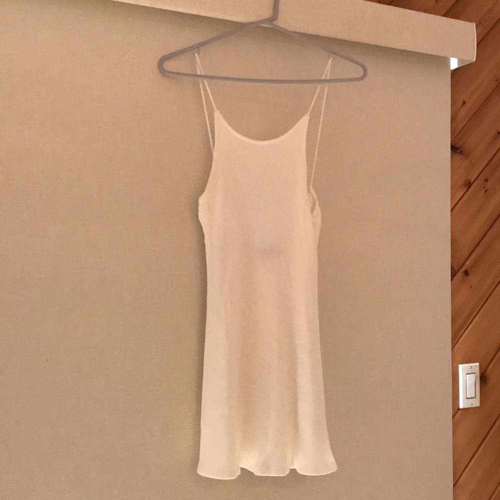 topshop white dress